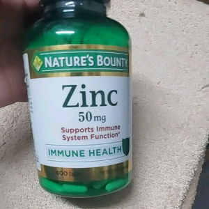 Natures Bounty Zinc 50mg Supports Immune System Function 400 Capsules