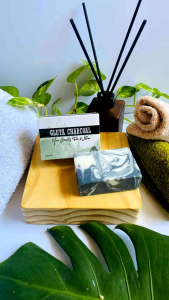CYE Collections Gluta Charcoal Soap 135g | Face & Body Soap | Daily Cleansing Soap