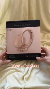 P2961 Headset Bluetooth Wireless Headphone Earphone Crystal-clear Sound and Punchy Bass