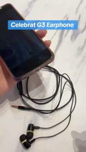 [B7F1] Celebrat G3 G4 Stereo Music Earphones Clear and Balanced Acoustic Sound