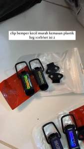 Clip Bemper Mobil Kecil Murah 2Pcs Kemasan Plastik
