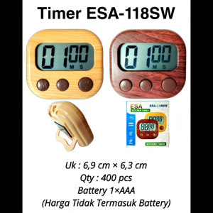 Timer Masak Digital LCD Esa 118: Timer Masak untuk Memasak