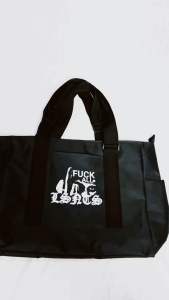 Totebag pria Tas selempang Tote Bag Fckall Free sticker
