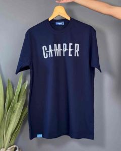 AQUANINE อควาไนน์ เสื้อยืดผู้ชาย เสื้อยืดผู้หญิง รุ่น CAMPER เสื้อคอตตอน มินิมอล สตรีท ใส่สบายตัว ไม่ร้อน ลิขสิทธิ์แท้