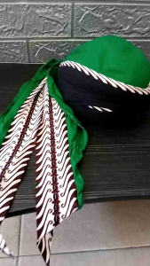Blangkon Sunan Kalijaga Hitam Ijo Samurai Putih: Topi Tradisional Indonesia