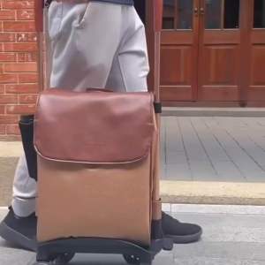 fufu รถเข็นเอนกประสงค์ผู้สูงวัย รุ่นล้อคู่มั่นคง – รองรับน้ำหนักดี กระเป๋าใหญ่ กันฝุ่น กันละอองน้ำ