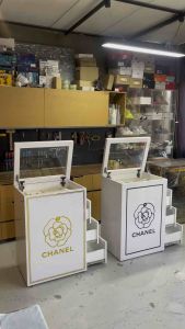 ตู้เก็บหน้าตุ๊ก คู่ประดับ ผิวตัวตู้ภายนอกเป็นผิวเปลือกส้ม งานสวยมาก คุณภาพแน่นอน แบบแห่งซอฟต์แวร์ ท