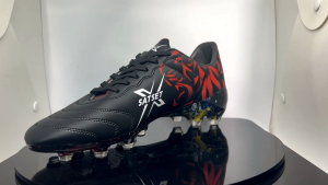 Sepatu Sepak Bola SATSET LEOPARD SPEED BLACK/ Sepatu Bola Pria Satset