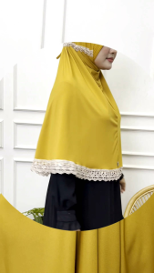 Hijab / Jilbab / Kerudung / Bergo / Khimar Instan Jersey Serut Renda / Renda Serut Polos Jumbo XL Model Bergo Terbaru TermurahTerjangkau dan Terlaris Kerudung Wanita/ Muslimah Hijab.Bisa COD