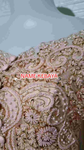 atasan kebaya pesta lengan 7/8