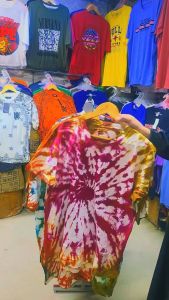 Ladies tie dye assorted design t-shirts