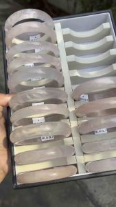 กำไลข้อมือโรสควอตซ์แท้ เนื้อใสฉ่ำ สวยมาก RQBG