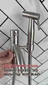 🔥SORENTO🔥 MATT BLACK OR GUNMETAL TWO WAY TAP WITH BIDET