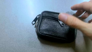 LS Hot Item Mini Coin Purse/Mini Wallet For Women And Men 2Zippers