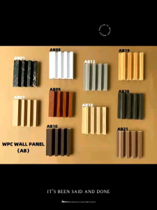 1BOX 10&20Pcs WPC WALL PANEL Waterproof  3D Wood grain Grille Board for Wall and TV background decor