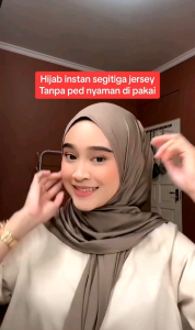 Hijab jilbab segitiga instan jersey premium krudung instan kerudung instan hijab instan instan jersey segitiga instan segitigan instan jersey