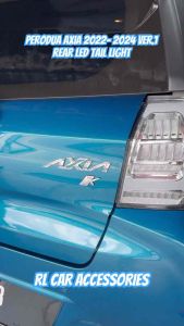 Perodua Axia 2022 2023 2024 2025 V1 rear led tail lamp light taillamp taillight bodykit body kit DRL