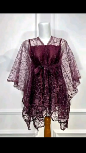 Outer Brokat Tali//Cardigan Gaul Brokat Tali//Outer Kebaya Pesta Kondangan Wisudaan