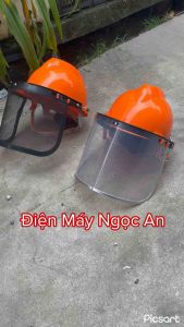 Mũ Cắt Cỏ Mũ Bảo Hộ Lao Động - Nón Bảo Hộ Cao Cấp Có Lưới Chắn An Toàn Bảo Vệ Mắt