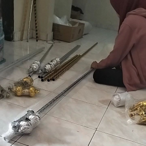 FULLSET 50-100 - 150 - 200 BATANG GORDEN GOLD-SILVER ULIR