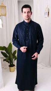 Jubah pria lengan manset premium gamis EMIRAT laki-laki motif terbaru pakaian muslim/jubah arabic elengant/jubah masa kini