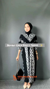 CLARA GAMIS TENUN LENGAN PANJANG / GAMIS TENUN LENGAN PANJANG / BAJU ADAT LENGAN PANJANG / BAJU BATIK LENGAN PANJANG