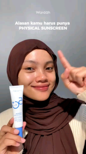 🤍Wardah UV Shield Physical Sunscreen Serum SPF 50+ PA++++ 30ml*