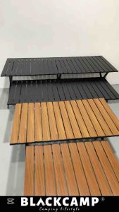 Camping Table Foldable Egg-Roll Folding Table Lightweight Portable Camping Table Picnic Meja Lipat