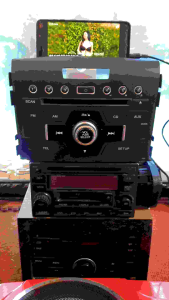 Đầu phát nhạc AUX.USB.RADIO.CD.MP3 xe HONDA CRV 2012 2013 2014