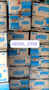 1 dus So soft detergent cair 160 sachet double pack sosoft HADIAH PIRING TIDAK DI KIRIM