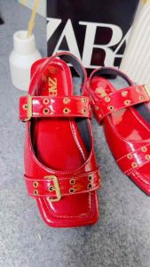 Sandal Selop ZARA Gesper Plong Tali Elegant Kekinian Korean Style KODE HZ2NOV24