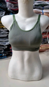 SPORT BH BRA OLAHRAGA PAKAIAN WANITA GYM IMPORT BAHAN RAJUT TANPA KAWAT PAKAI BUSA BISA MELAR ELASTIS ADEM LEMBUT MURAH PREMIUM