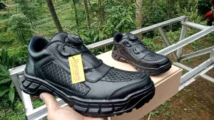 Sepatu Kets Tactical RUMAOS Taliputar Kulit PDH