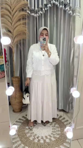 FASHION WANITA ATASAN BLUESE POLOS CATONN BORDIR SLIMFIT PREMIUM IMPORT MODEL KOREA-GEMBUL FASHION