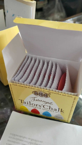 ชอล์คตรา 888 ชอล์คเขียนผ้า สีชัด ขีดลื่น ไม่หักง่าย