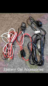Car Sportlight Fog Light Wire Kit Wiring Relay Hardness LED Work Light Cable 40A 12V Switch Set