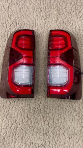 ไฟท้าย Vigo led bar สีแดง ลายเลข 3 ปี (2005-2014) รูปแบบ Champ (3 ประการ)