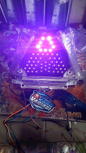 Stoplamp Running Beat ESP/Street 10Mode WRN Pink Biru