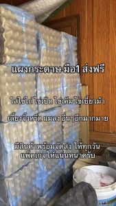 แผงไข่กระดาษ มือ1 มัดละ120แผง ส่งฟรี