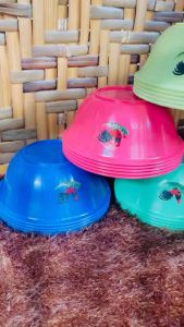 MANGKOK MOTIF AYAM JAGO PAKET 2 LUSIN 24pcs