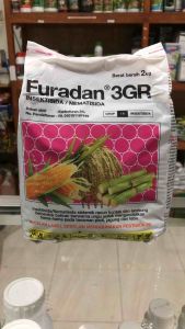 Furadan 3GR 2kg Insektisidaa Nematisida Pengendali Hama Tanaman Kemasan Pabrik Uret Pada Akar