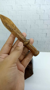 once pipa kayu bidara ori motif pedang h649