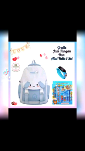 0Tas Anak Perempuan Terlaris Bisa Bayar COD Tas Ransel Anak Sd Smp Model Kuyom1 Gratis Jam Tangan & Alat Tulis 1 Set
