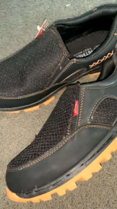 Hitmen HS-32 Sepatu kasual Working / Sepatu Slop / Sepatu Kerja / Sepatu Santai / Sepatu Cowok Sneakers / Sepatu Santai Pria Import / Sepatu Slop Pria Keren Terbaru  2024 / Sepatu Pria Ujung Besi