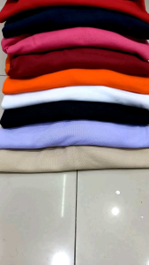 Poloshirt Kaos Kerah Lengan Panjang Atasan Seragam Olahraga Wanita Kaos Kerah Polos Murah