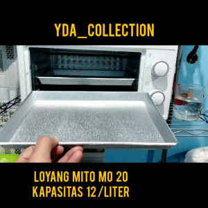Loyang tray oven mito mo 20 kapasitas 12 liter