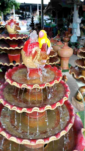 น้ำพูดม่านน้ำตก 4 ชั้น สำหรับการผลิตพักดิน น้ำพูดม่านน้ำตก น้ำพูดม่านน้ำตก น้ำพูดม่านสายฝน