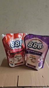 NƯỚC GIẶT XẢ 888 PREMIUM HƯƠNG NƯỚC HOA & BAlI PARIS SIÊU THƠM SẠCH KHÁNG KHUẨN TÚI 3.2KG