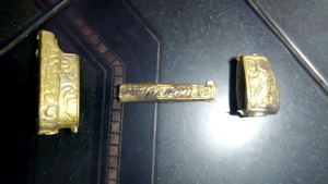 Acc warangka golok kuningan mentahan motif super murah