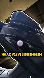 Nmax V2/V3 Side Emblem 2PCS Left&Right - With 3m Adhesive Backing | Plug and Play | Premium Look
